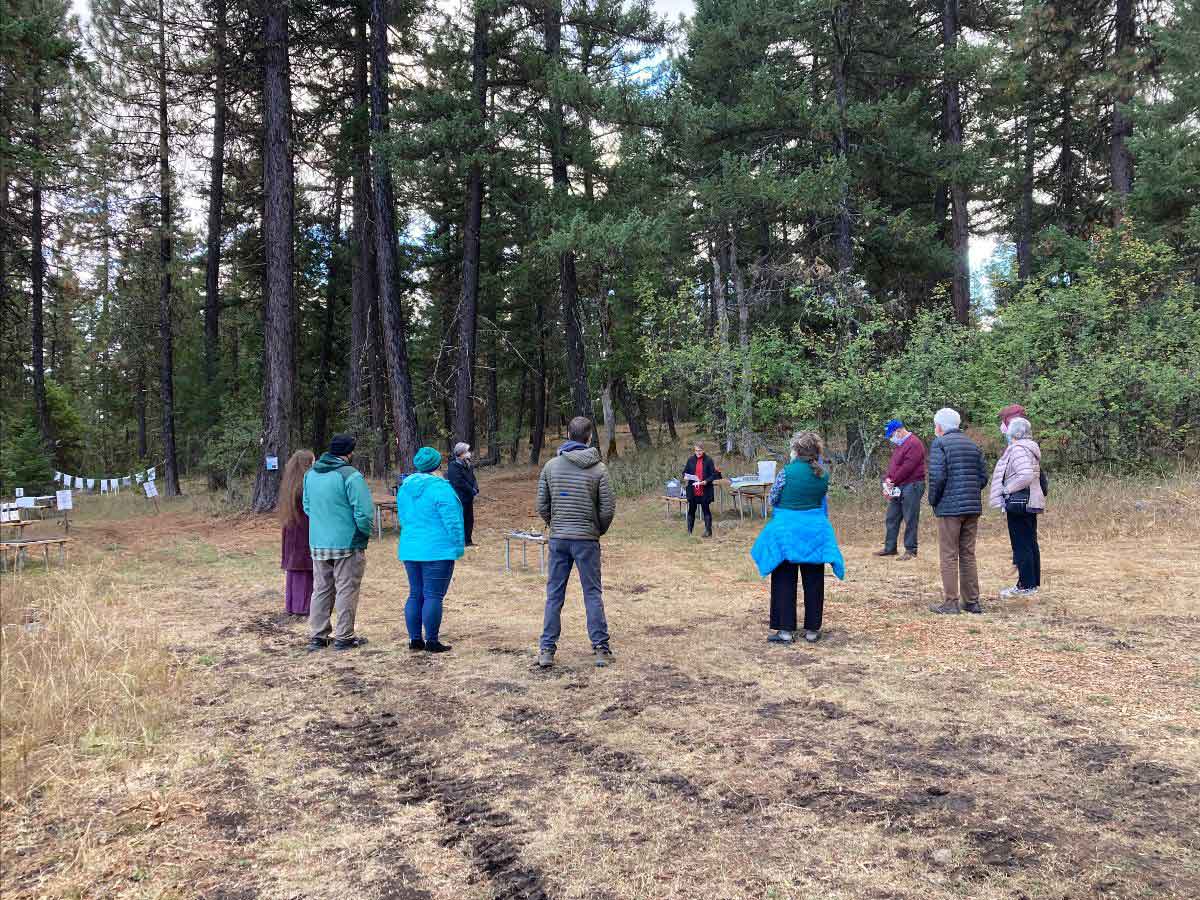 2022 Autumnal Equinox gathering at The Forest Conservation Burial Ground