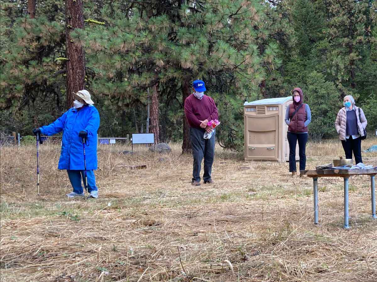 2022 Autumnal Equinox gathering at The Forest Conservation Burial Ground