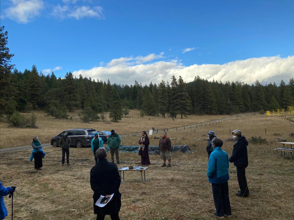 2022 Autumnal Equinox gathering at The Forest Conservation Burial Ground