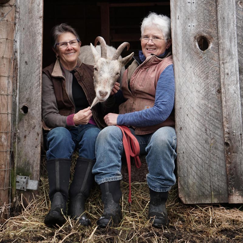 Suzanne Willow and Lanita Witt, owners of The Forest Conservation Burial Ground