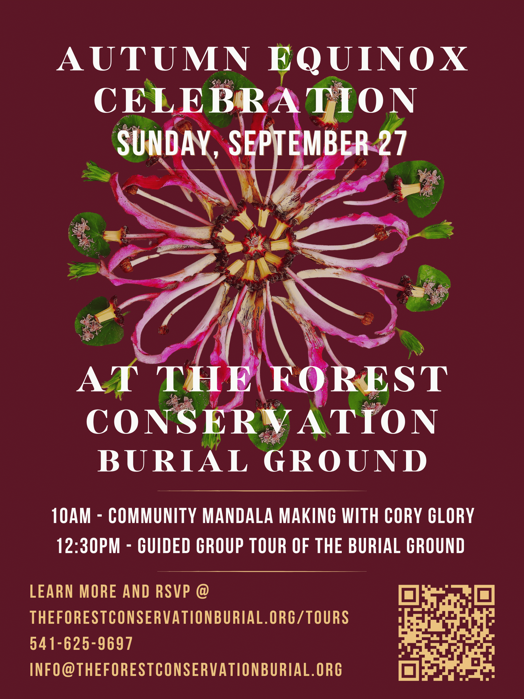 Fall Equinox Event The Forest Conservation Burial Ground