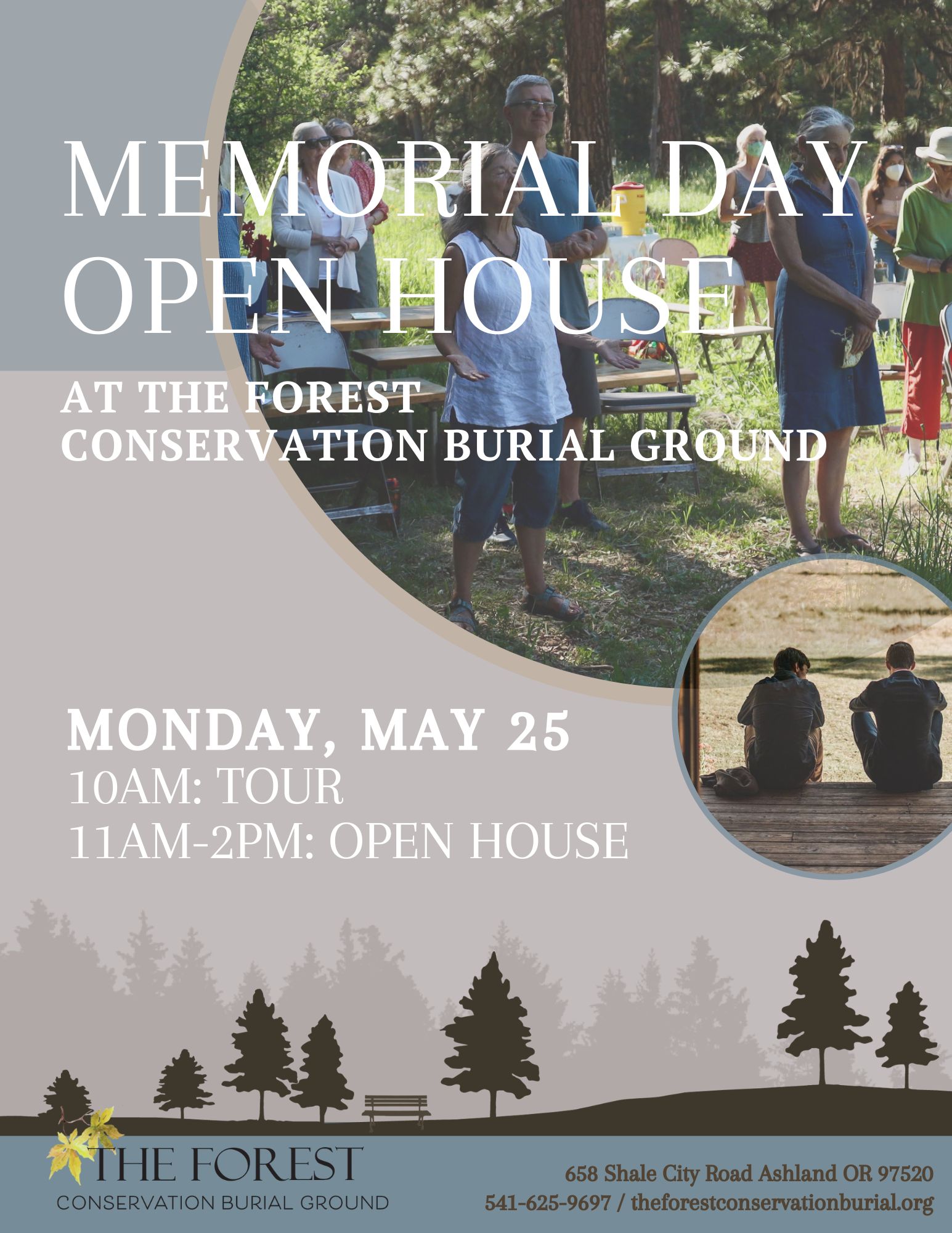 Memorial Day Open House 2026 The Forest Cemetery Ashland Oregon