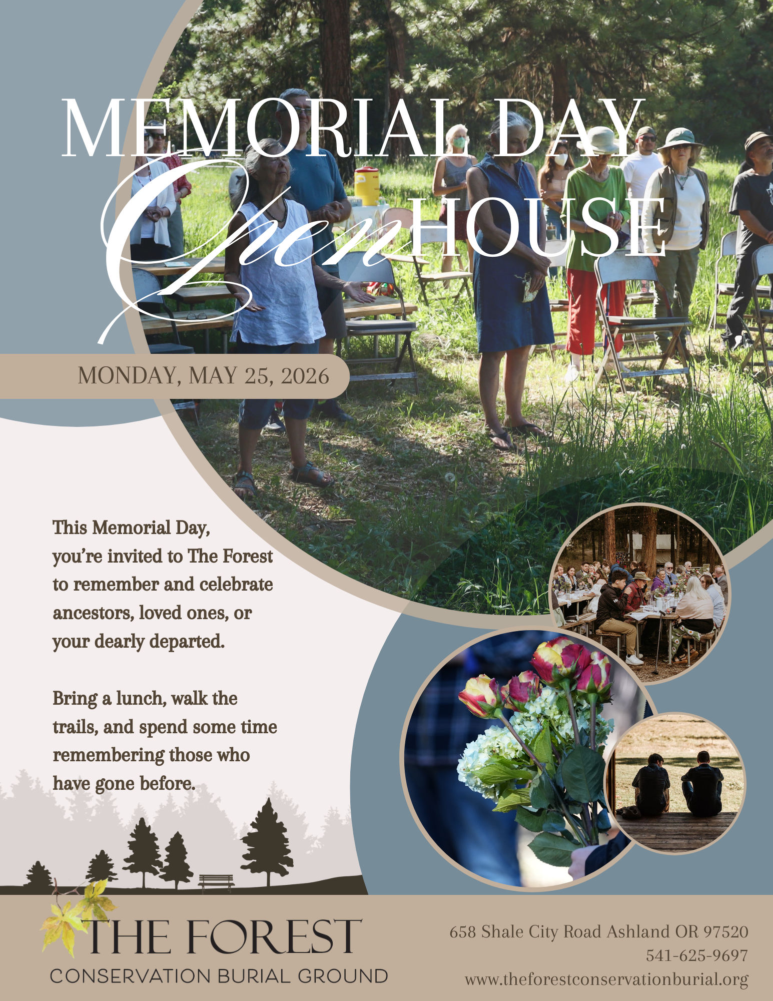 Memorial Day 2026 Ashland Oregon The Forest Cemetery Open House